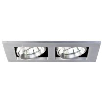 NV-Spot incastrat ,2 12V AC 2x50W alu radial ,Brumberg 512542