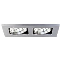 NV-Spot incastrat ,2 12V AC 2x50W alu radial ,Brumberg 512542