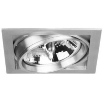 NV-Spot incastrat ,12V AC 50W aluminiu mat ,Brumberg 20004250