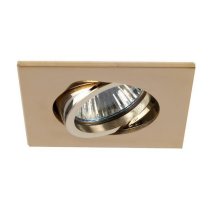 Lampa JT incastrata strah. 355° ,12V AC GX5,3 max. 50W gold ,Brumberg 24002050