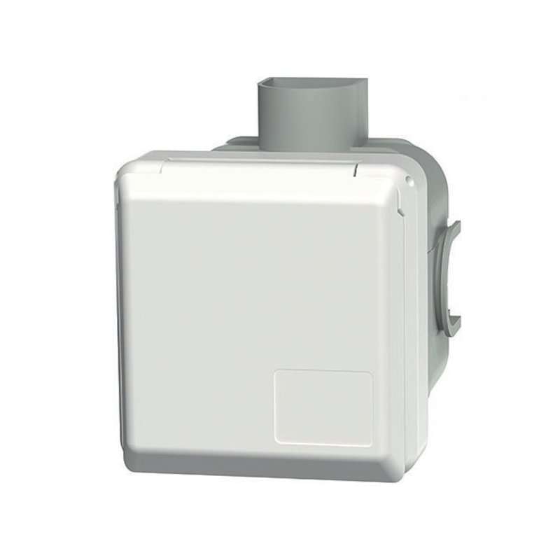 CEE Priză sub tencuiala  5 pini (trifazic)  32A 400V Cepex alb alpin IP44