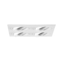 Modul incastrat patrat dreptunghiular alb 4-lampi , ,Brumberg 45029170