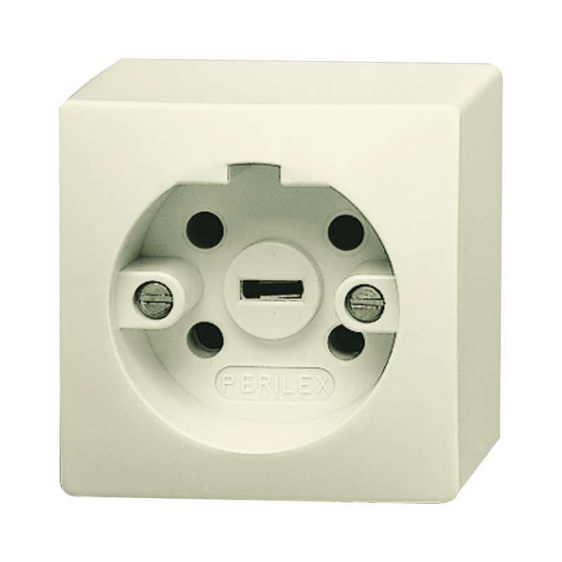 Priză Perilex PT 16A albă
