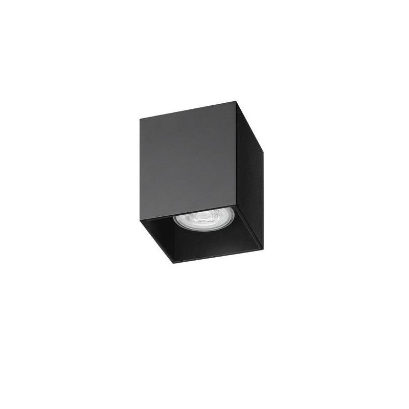 Modul aparent patrat Negru structurat , GU10 patrat dreptunghiular str ,Brumberg 45131180