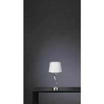 Veoza de masa-noptiera , crom ,1 230V AC 1x60W TL crom  ,Brumberg 820621