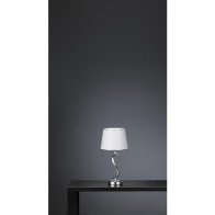 Veoza de masa-noptiera , crom ,1 230V AC 1x60W TL crom  ,Brumberg 820621