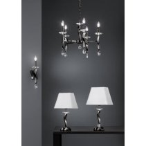 Veoza de masa-noptiera negru - ,1 230V AC 1x60W TL sch.-ch.  ,Brumberg 829061