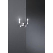 Lampa de perete , crom ,2 230V AC 2x40W WL crom  ,Brumberg 800622