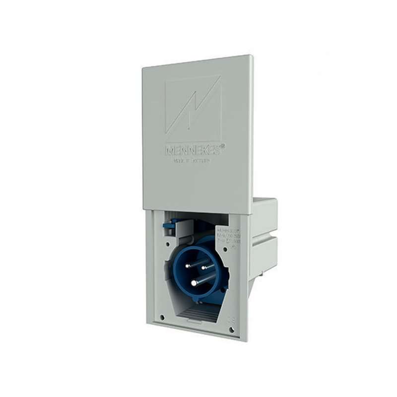 Mufa incorporata rulote  Cara-Contact 3pol.16A 230V capac gri