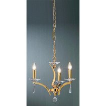 Candelabru , gold ,3 230V AC 3x40W PL gold  ,Brumberg 850593