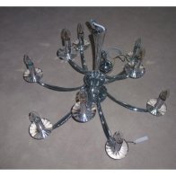 Candelabru , crom ,9 230V AC 9x40W PL crom  ,Brumberg 859009