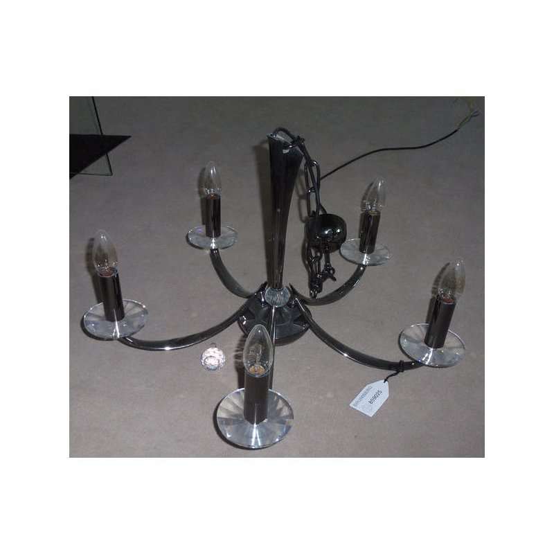 Candelabru ,negru - ,5 230V AC 5x40W PL sch.-ch.  ,Brumberg 859025