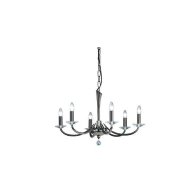 Candelabru ,negru - ,6 230V AC 6x40W PL sch.-ch.  ,Brumberg 859026