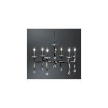 Candelabru ,negru - ,6 230V AC 6x40W PL sch.-ch.  ,Brumberg 859066