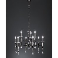 Candelabru ,negru - ,9 230V AC 9x40W PL sch.-ch.  ,Brumberg 859069