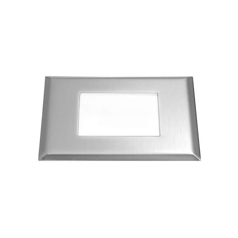 Spot incastrat in podea LED patrat ,12V DC 0,4W 3000K patrat . IP4 ,Brumberg 3901WW