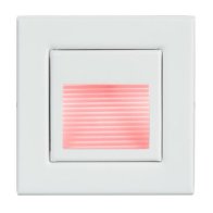 LED-Lampa proiector pentru montaj in perete 230 V AC, 1,2 W ,230V AC 1,2W rosu structurat ,Brumberg R3929R