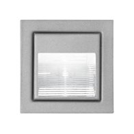 LED-Lampa proiector pentru montaj in perete 350 mA, 1,2 W ,350mA 1,2W 3000K aluminiu mat ,Brumberg P3729WW