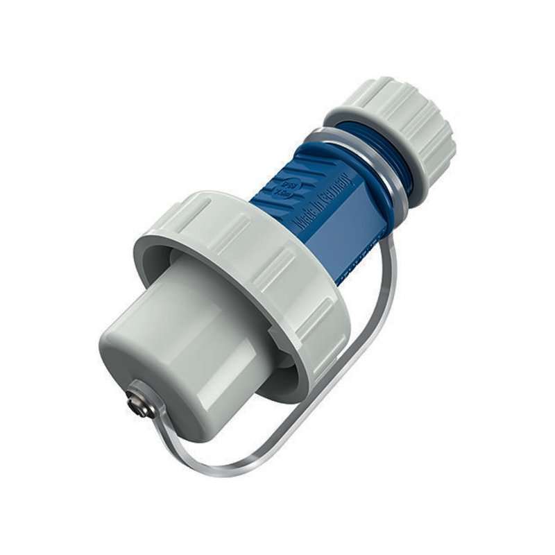 Stecher  IP68  Shuko 16A230V cu inel baioneta si capac de protecție