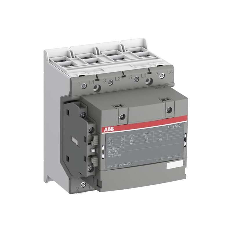 ABB AF116-40-00-11 Contactor 4 poli, 24-60VAC 50/60Hz / 20-60V DC