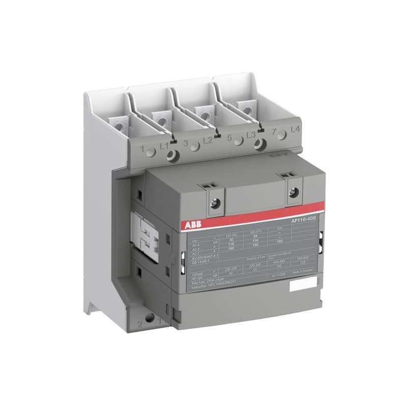 ABB AF116-40-00B-13 Contactor 4 poli, 100-250V AC 50/60Hz / DC