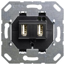 Priza USB dubla  Gira sistem  55