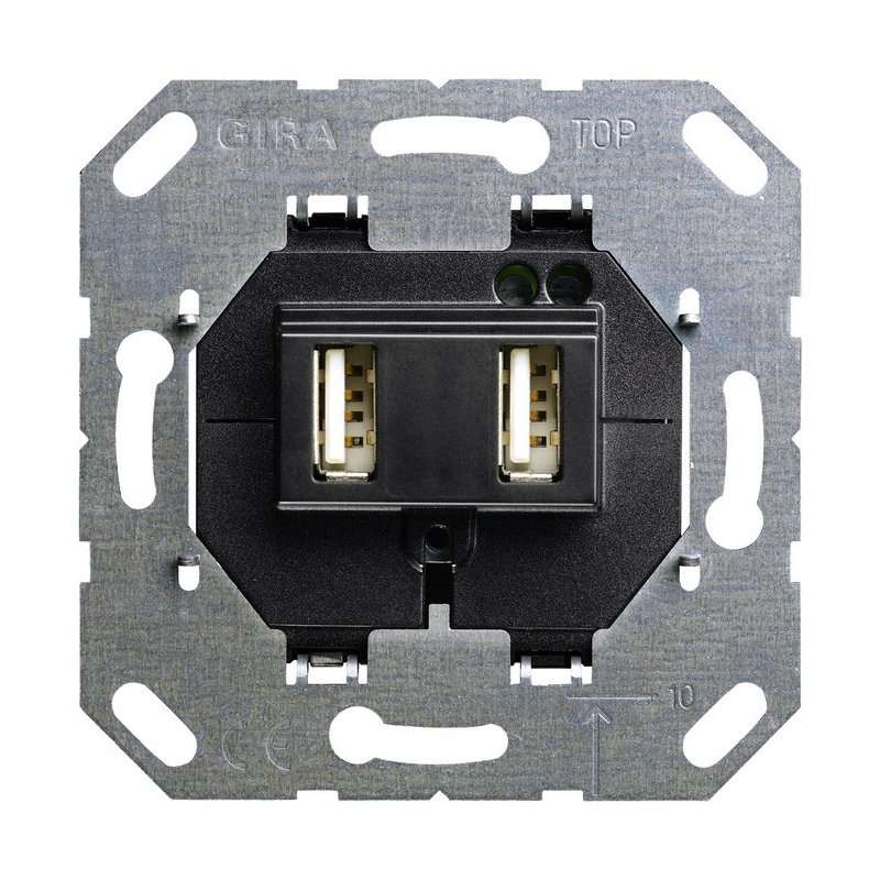 Priza USB dubla  Gira sistem  55