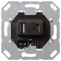 Priza USB dubla Typ A/C  Gira sistem  55