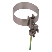 Clema tip Bratara de echipotentializare tevi si burlane din INOX  27-157mm Diam.( 6 toli) , DEHN 540912