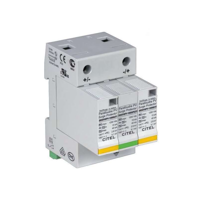 Descărcător supratensiune pt. fotovoltaice tip 2  1200V