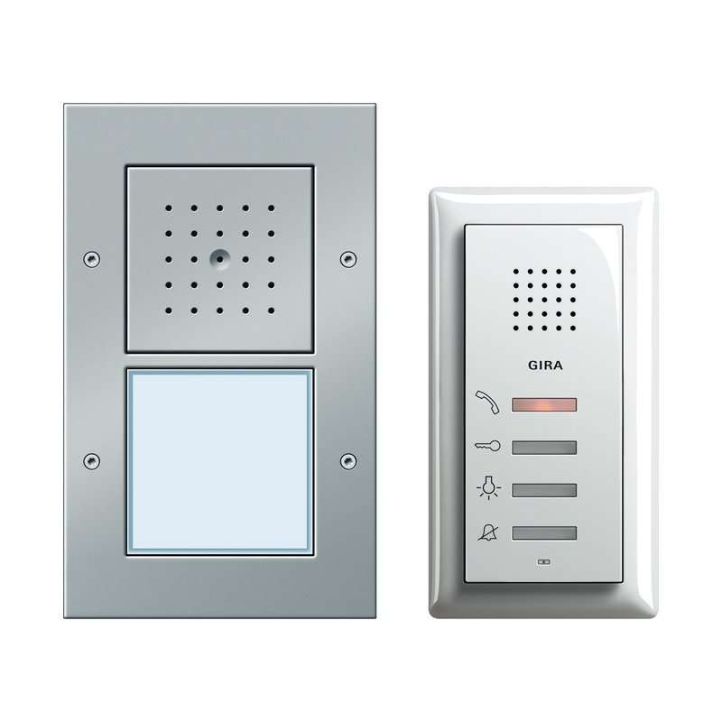 Audio interfon - Gira 049543 pachet uni familiar montaj aparent