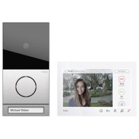 Pachet  GIRA  EFH stație de domiciliu video AP 7 System 106 otel inoxidabil