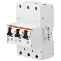 ABB S751/3DR-E 63 Intreruptor disjunctor principal selectiv Car.(curba) E,25kA,63A,3x1P