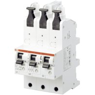 ABB S751/3-E25 Intreruptor disjunctor principal selectiv Car.(curba) E,25kA,25A,3x1P