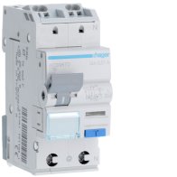 Disjunctor diferential 1P+N 127V 6kA curba C ,16A 10mA Typ A QuickConnect , Hager ACS967D