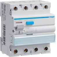 Intreruptor diferential RCCB , 4 poli , 6kA 63A 30mA Typ HI rezistent la imp., Hager CDH463D