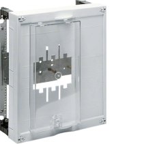 Modul pt. tablou electric universN,300x250mm, pt. NH00-baza/3 poli,cu cleme N si PE ,contraplaca , Hager UD21E2