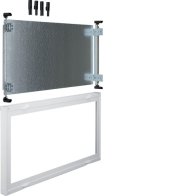 Modul pt. tablou electric universN,450x750mm, cu contraplaca reglabila si Sichtscheibe , Hager UD33C2