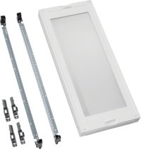 Modul pt. tablou electric universN,600x250mm, gol,cu geam transparent , Hager UD41F2