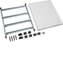 Modul pt. tablou electric universN,600x500mm,pentru cleme sir ,o sina DIN reglabila , Hager UD42A1N