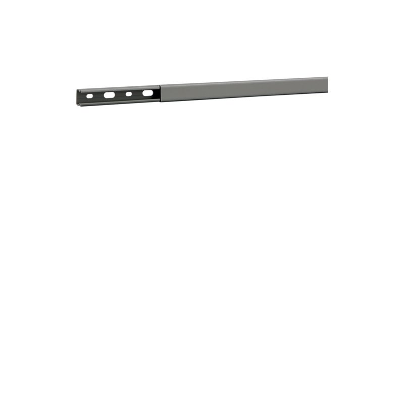 Cablu canal fara perforatii laterale din PVC BA6 15x15mm gri piatra , Hager B1501507030B