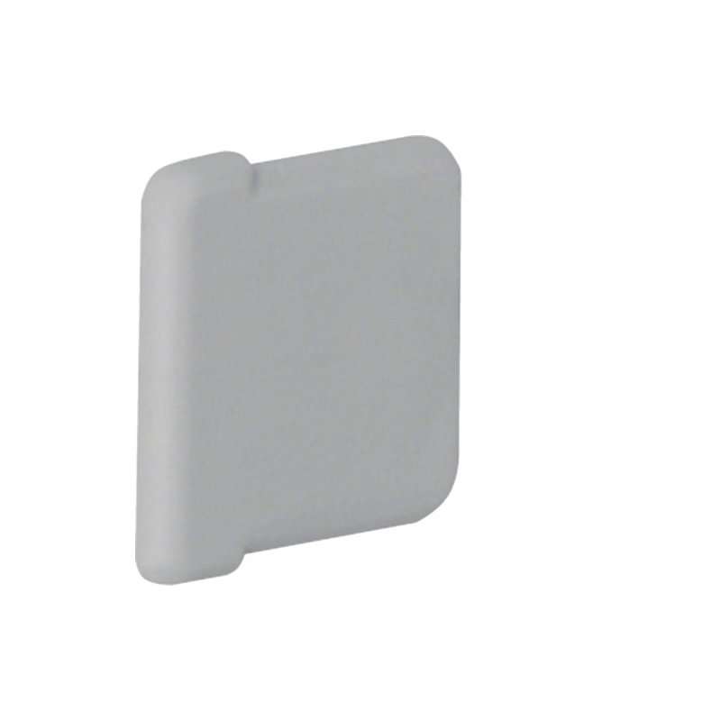 Capac terminal din PVC la Cablu canal BA6 15x15mm gri piatra , Hager B1501547030