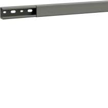 Cablu canal fara perforatii laterale din PVC BA6 20x25mm gri piatra , Hager B2002507030B