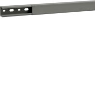 Cablu canal fara perforatii laterale din PVC BA6 20x25mm gri piatra , Hager B2002507030B