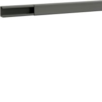 Cablu canal fara interioare sau laterale perforati din PVC BA6 20x25mm gri piatra , Hager B2002507030O