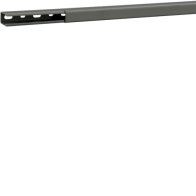 Cablu canal fara perforatii laterale din PVC BA6 30x15mm gri piatra , Hager B3001507030B