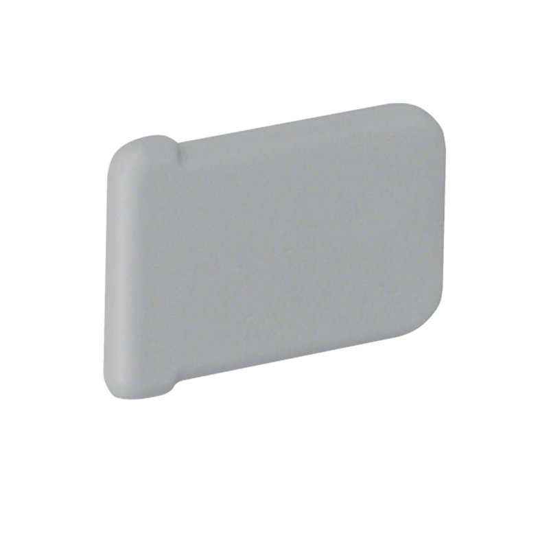 Capac terminal din PVC la Cablu canal BA6 30x15mm gri piatra , Hager B3001547030