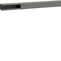 Cablu canal fara interioare sau laterale perforati din PVC BA6 30x25mm gri piatra , Hager B3002507030O