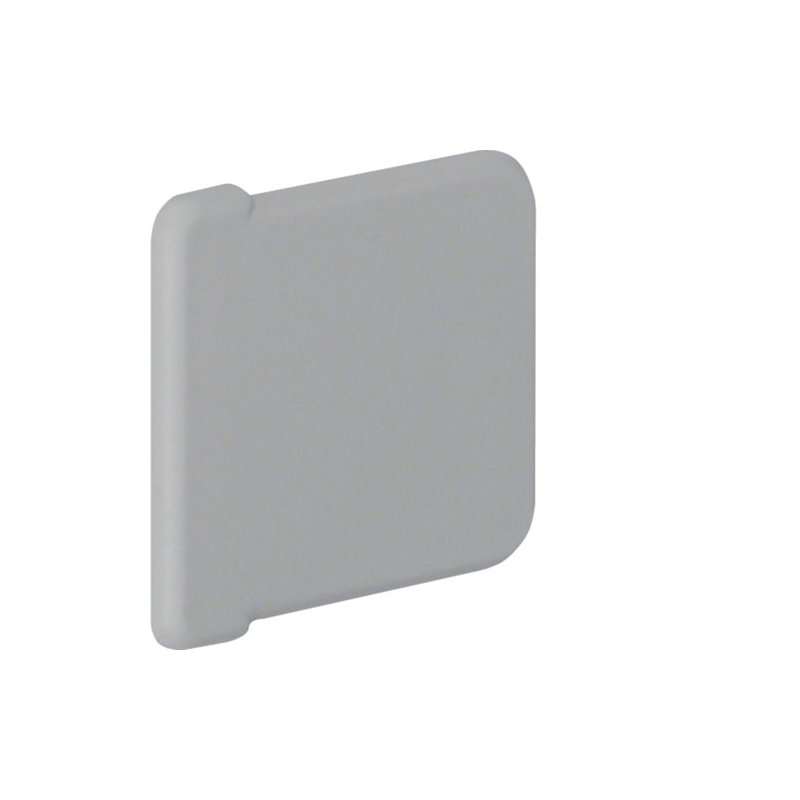 Capac terminal din PVC la Cablu canal BA6 30x25mm gri piatra , Hager B3002547030