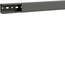 Cablu canal fara perforatii laterale din PVC BA6 30x40mm gri piatra , Hager B3004007030B